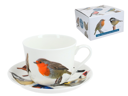 Breakfast cup with saucer - Garden Birds (FBCh)
