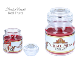 Scented candle american small - A. Mucha - Summer - Red Fruit