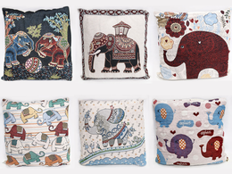 Pillowcase - elephant mix patterns