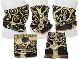 Komin/chusta - G. Klimt, Drzewo życia - alternatywa maseczki (CARMANI)