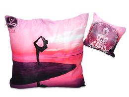 Pillow with filling/zip - Yoga (CARMANI)