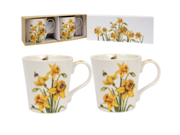 Kpl. 2 kubków - Bee Tanical Daffodil