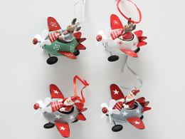 Christmas tree ornament - Airplane (design to choose)