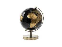 Globus średni - na złotej podstawie