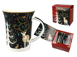 Christmas mug - Christmas in the woods at night (CARMANI)
