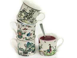 Set of 4 mugs - Empress Chinoiseries (FCH)