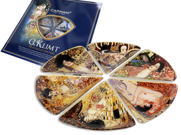 Set of 6 Decorative plates G. Klimt (mix 6 designs)