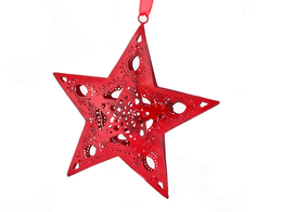 Christmas tree ornament - Red star