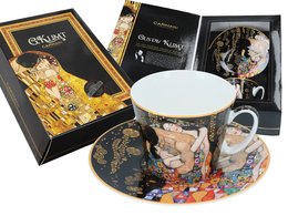 Cup + saucer - G. Klimt, Family, collage (CARMANI)