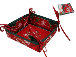 Bread basket, small - Christmas (CARMANI)