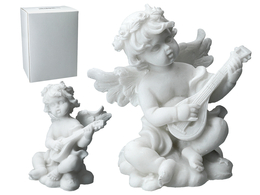 Figurine - Angel playing guitar (Greek alabaster)