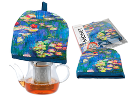 Teapot cover, small - C. Monet, Water lilies (CARMANI)