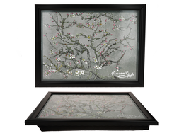 Stand laptop - V. van Gogh, Blossoming Almond Tree, silver (CARMANI)