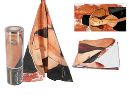 Towel (small) - A. Modigliani, Woman in a hat (CARMANI)