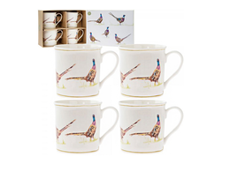 Set of 4 mugs - Pheasant
