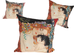 Pillow with filling/zip - G. Klimt, Motherwood (CARMANI)
