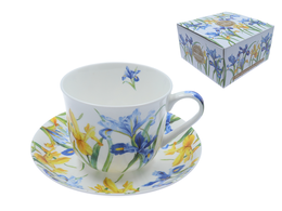 Breakfast cup with saucer - Iris (FBCh)