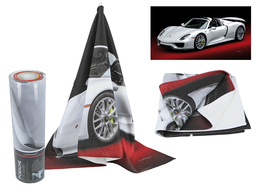 Towel (small) - Classic & Exclusive, Porsche 918 Spyder (CARMANI)