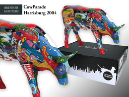 CowParade: Harrisburg 2004, Brenner Mooters, autor: Kelly Ross.