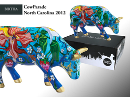 CowParade North Carolina 2012, Birtha, autor: Andria Linn.