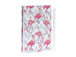 Notatnik z długopisem - Flamingo Bay