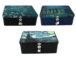 Kuferek metalowy - V. van Gogh (wzór do wyboru)
