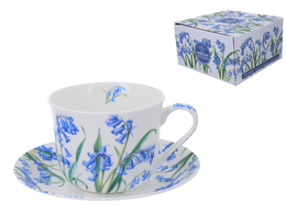 Breakfast cup with saucer - Bluebell (FBCh)