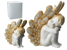 Figurine - Resting Angel (Greek alabaster)