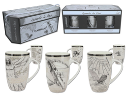 Set of 3 mugs - L. da Vinci (CARMANI)