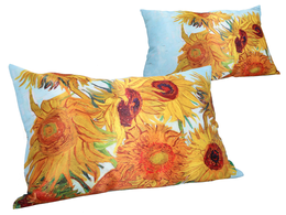 Pillow with filling/zip (large) - V. van Gogh, Sunflowers (CARMANI)