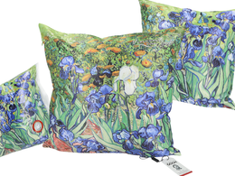Pillow with filling/zip - V. van Gogh, Irises (CARMANI)