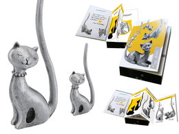 Cat figurine - jewelry stand (CARMANI)