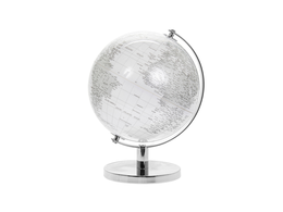 Globus średni - Silver & White