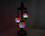 Lampa stołowa - trzy klosze, wielokolorowe