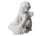 Figurine - Angel in clouds (Greek alabaster)
