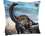 Poduszka z wypełnieniem/suwak - Prehistoric  World of Dinosaurs (CARMANI)