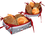 Bread basket, small - Christmas (CARMANI)