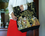 Torba z drewnianym uchwytem - G. Klimt, Drzewo życia (CARMANI)