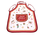 Kitchen apron - Christmas decoration, Xmas stocking (CARMANI)