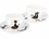 Set of 2 cups with saucers -cats