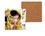 Set of 4 cork pads - G. Klimt, white background (CARMANI)