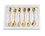 Set 6 teaspoons - G. Klimt, Mix (Carmani)