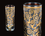 Shot glass - G. Klimt, The Tree of life + set of 4 cork pads (CARMANI)