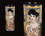 Kieliszek do wódki - G. Klimt. Adele Bloch Bauer I (CARMANI) + komple 4 podkładek korkowych