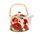 Ceramic teapot with infuser - poppies (Carmani)