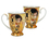 Kpl. 2 kubków w sercu - G. Klimt, Pocałunek (CARMANI)