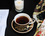 Cup and saucer - G. Klimt, The Tree of Life, black background (CARMANI)
