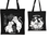 Shoulder bag - Crazy cats, New York (black) (CARMANI)