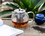 Round teapot with infuser, medium