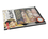 Set of 4 placemats + table runner - G. Klimt, mix, black background (CARMANI)